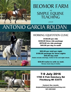 Working Equitation Clinic at Beomor Farm
